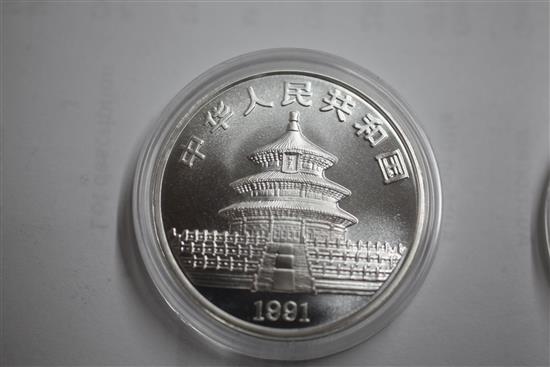 A cased collection of 900 and 925 standard Chinese proof silver commemorative coins